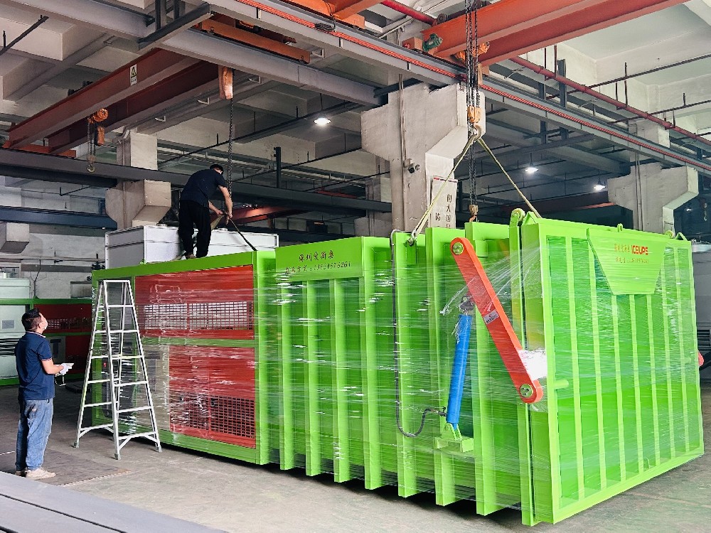 4 pallet vegetables vacuum cooler shipment and installation